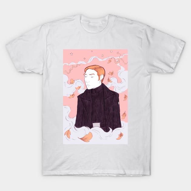 Hux with leaves T-Shirt by RekaFodor